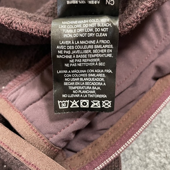 KUHL Fleece Jacket Ascendyr Womens Small Burgundy Brown Hoodie Full Zip Gorpcore - Picture 10 of 11